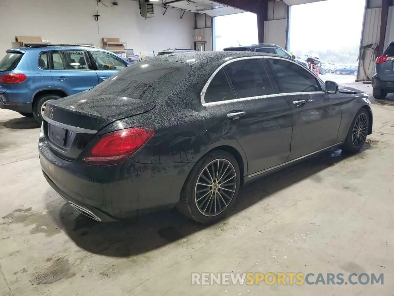 3 Photograph of a damaged car W1KWF8DB1MR638560 MERCEDES-BENZ C-CLASS 2021