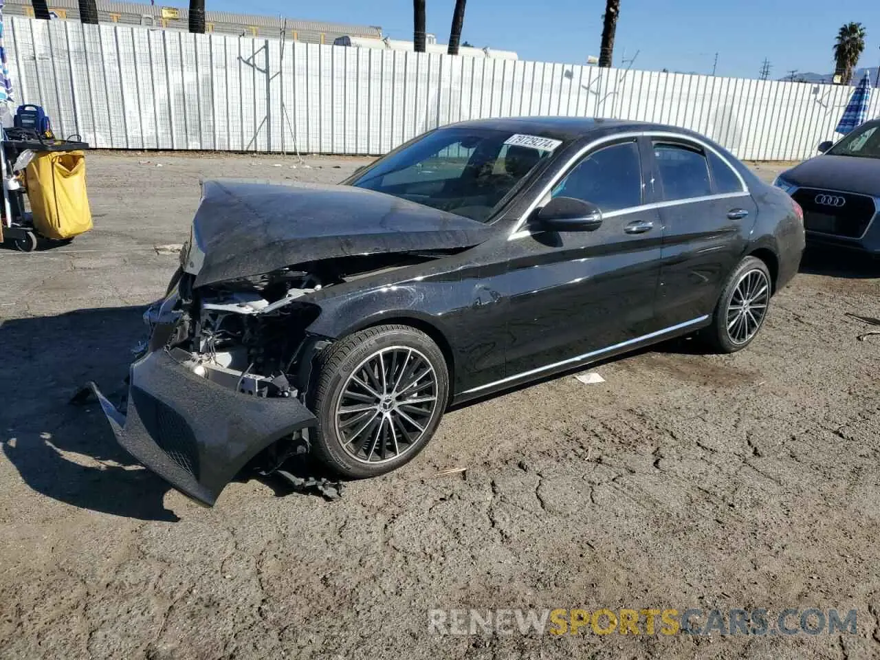 1 Photograph of a damaged car W1KWF8DB2MR618169 MERCEDES-BENZ C-CLASS 2021