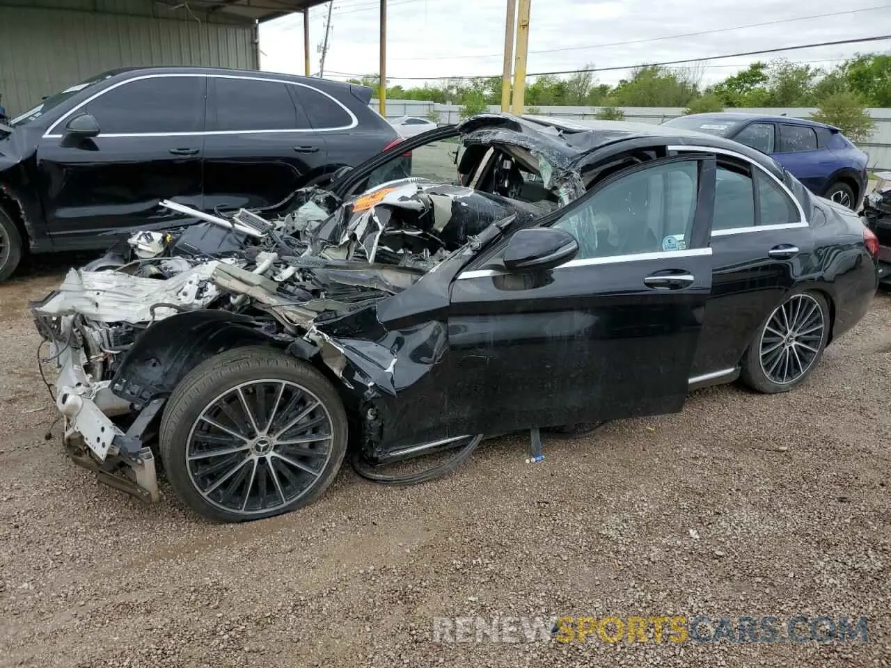 1 Photograph of a damaged car W1KWF8DB2MR621511 MERCEDES-BENZ C-CLASS 2021
