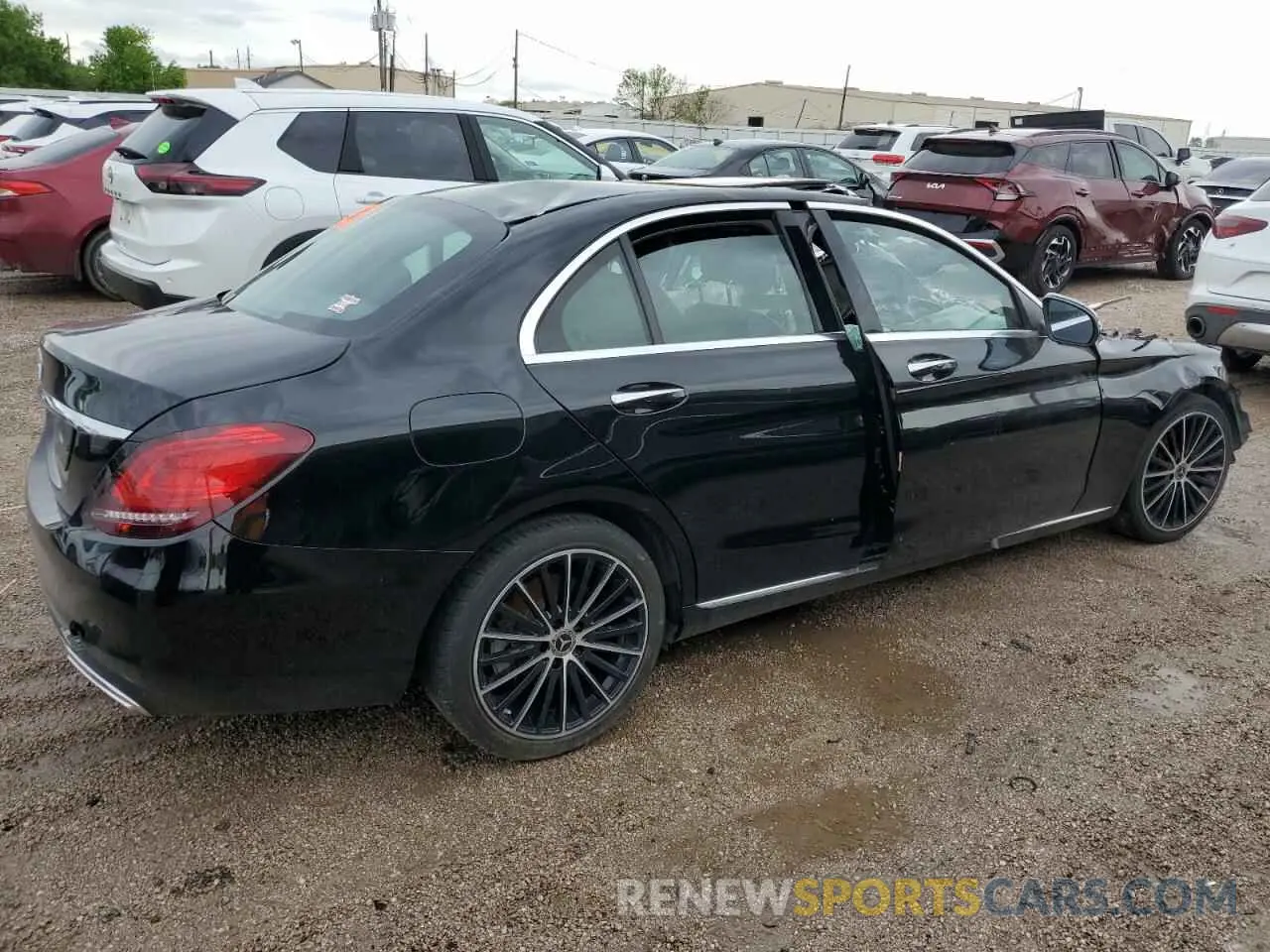 3 Photograph of a damaged car W1KWF8DB2MR621511 MERCEDES-BENZ C-CLASS 2021