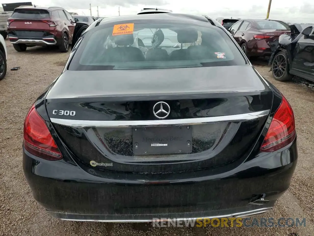 6 Photograph of a damaged car W1KWF8DB2MR621511 MERCEDES-BENZ C-CLASS 2021