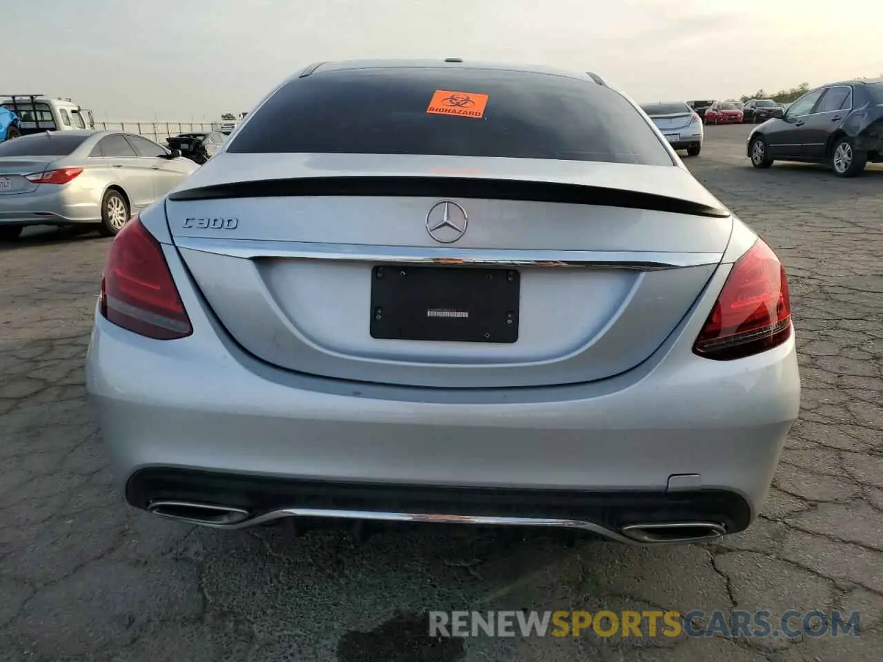 6 Photograph of a damaged car W1KWF8DB2MR642441 MERCEDES-BENZ C-CLASS 2021