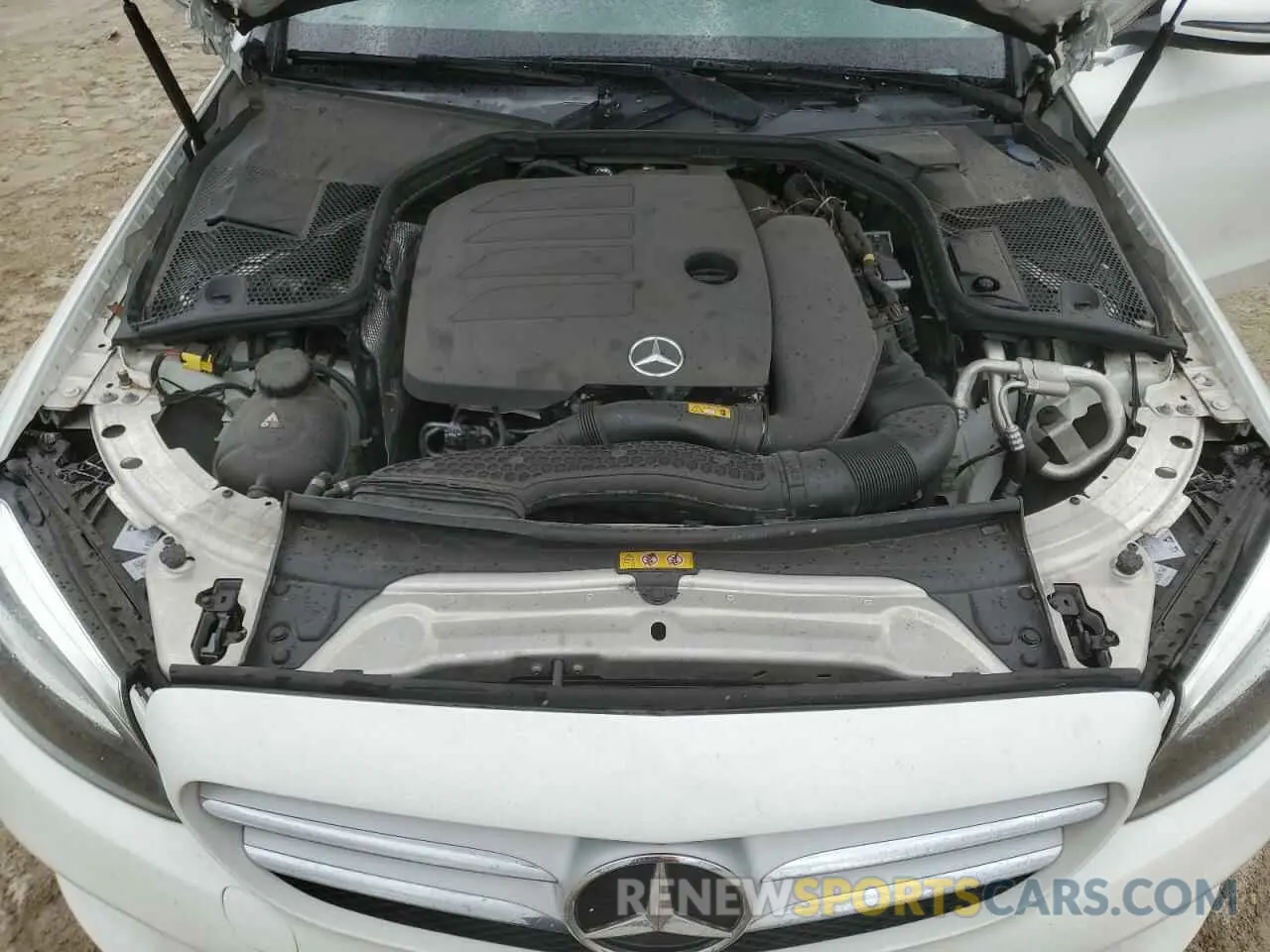 11 Фотография поврежденного автомобиля W1KWF8DB3MR651133 MERCEDES-BENZ C-CLASS 2021