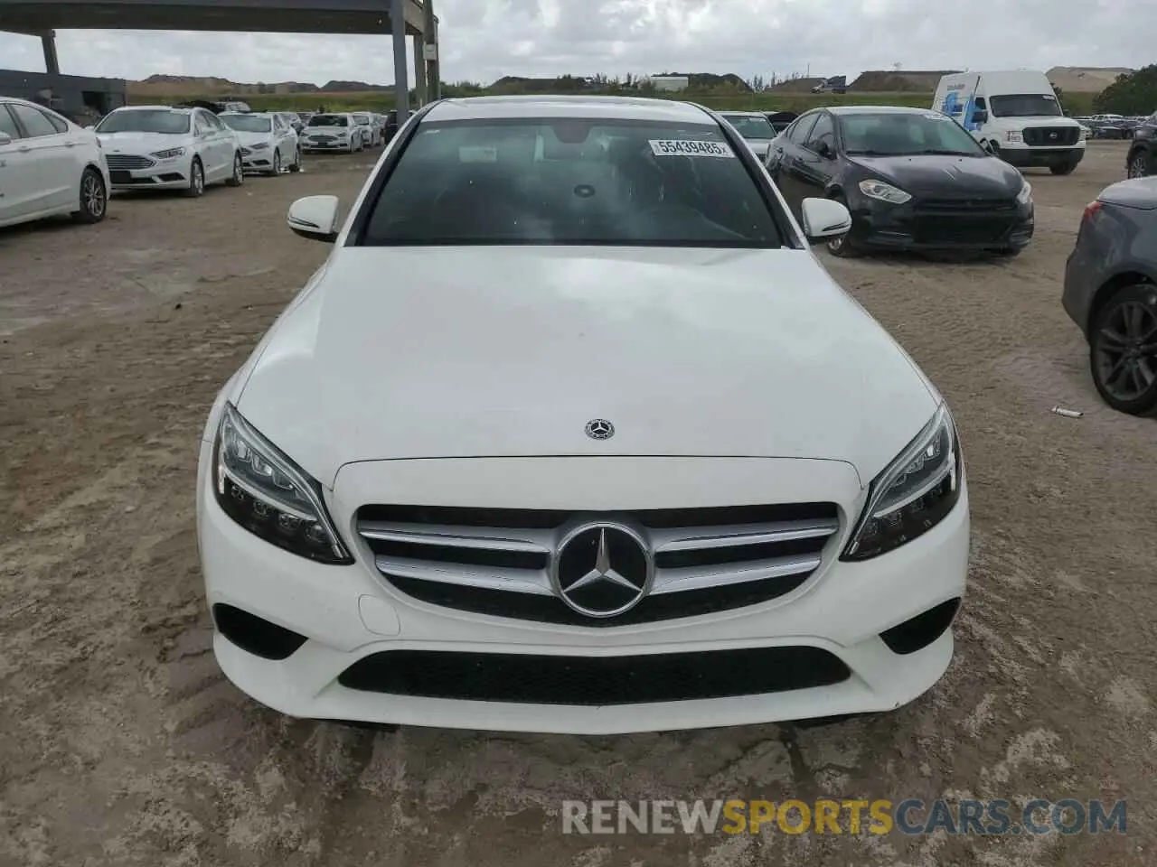 5 Фотография поврежденного автомобиля W1KWF8DB3MR651133 MERCEDES-BENZ C-CLASS 2021