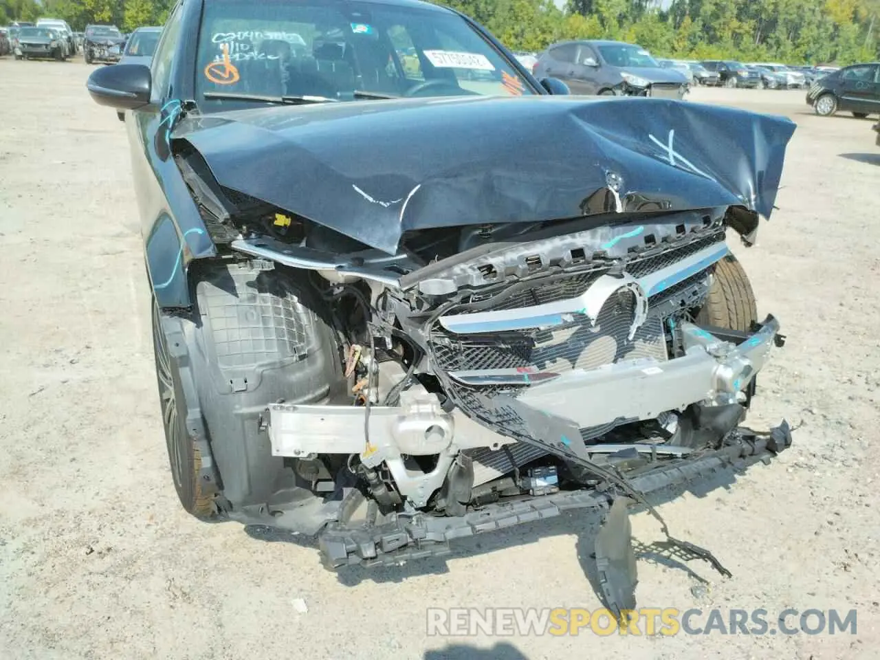 9 Photograph of a damaged car W1KWF8DB5MR638741 MERCEDES-BENZ C-CLASS 2021
