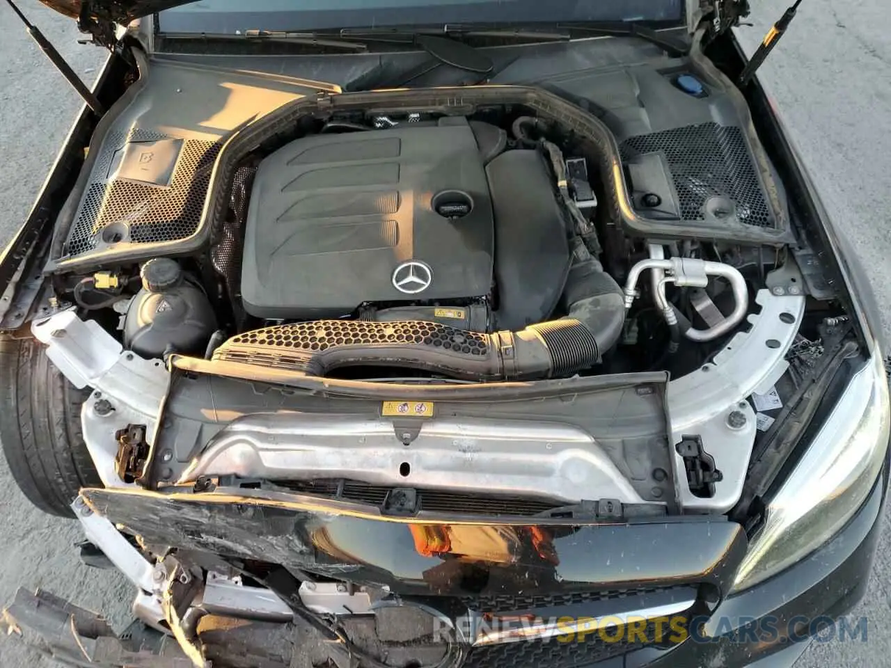 11 Фотография поврежденного автомобиля W1KWF8DB5MR648928 MERCEDES-BENZ C-CLASS 2021