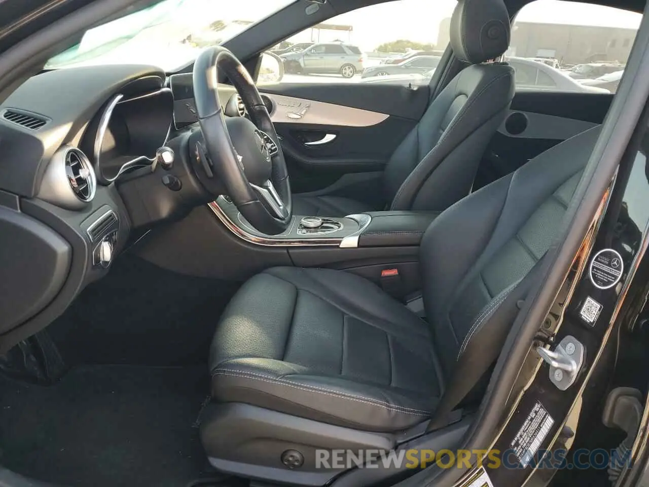 7 Фотография поврежденного автомобиля W1KWF8DB7MR636411 MERCEDES-BENZ C-CLASS 2021