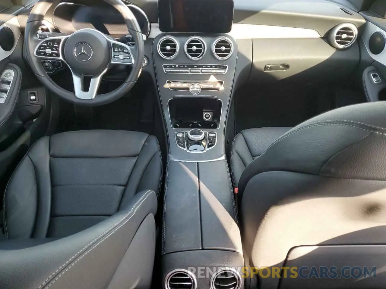 8 Фотография поврежденного автомобиля W1KWF8DB7MR636411 MERCEDES-BENZ C-CLASS 2021
