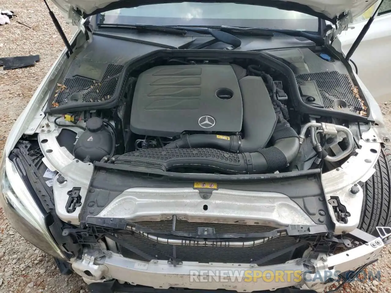 11 Фотография поврежденного автомобиля W1KWF8DB8MR611212 MERCEDES-BENZ C-CLASS 2021