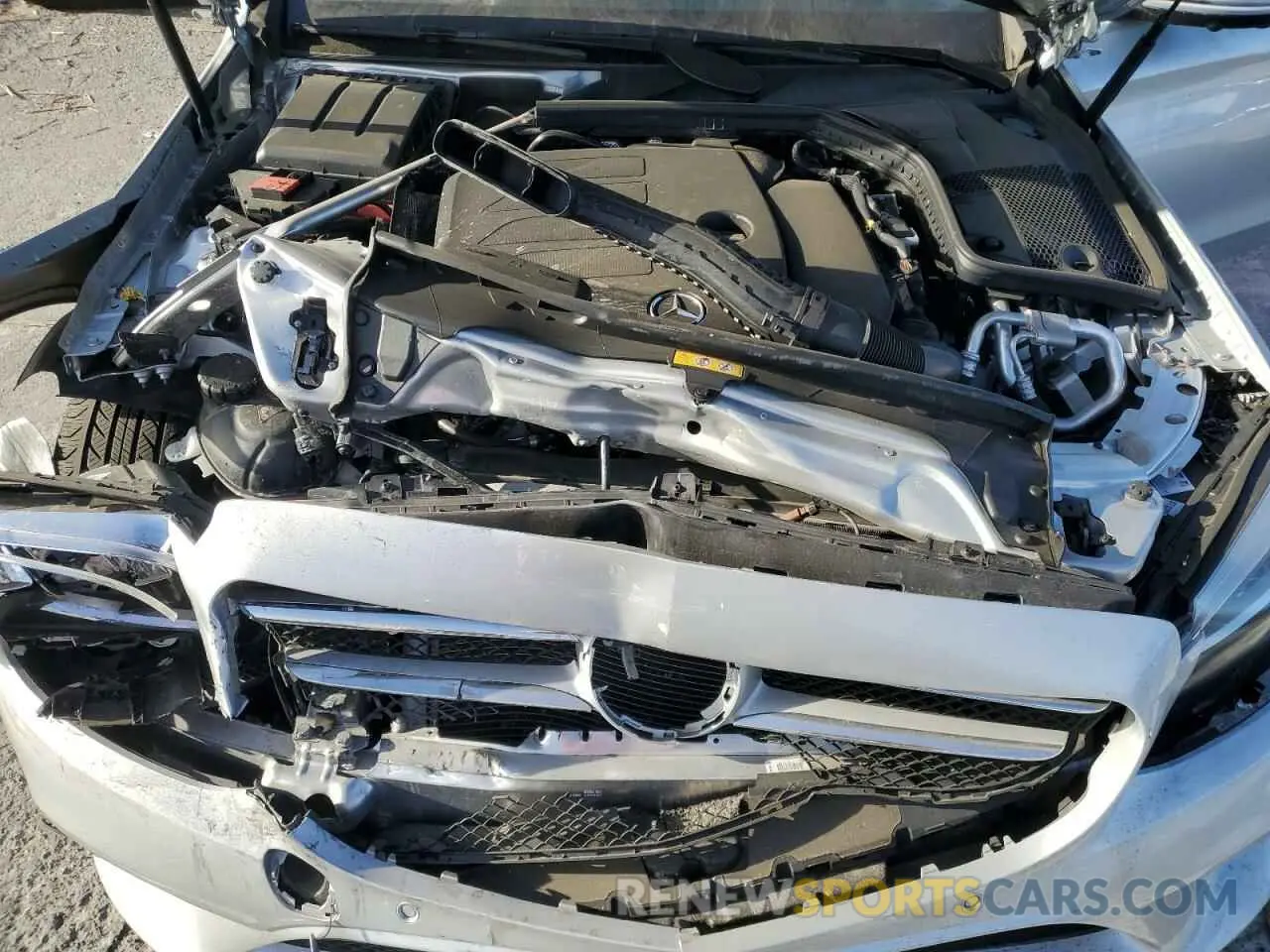 11 Фотография поврежденного автомобиля W1KWF8DB9MR605631 MERCEDES-BENZ C-CLASS 2021