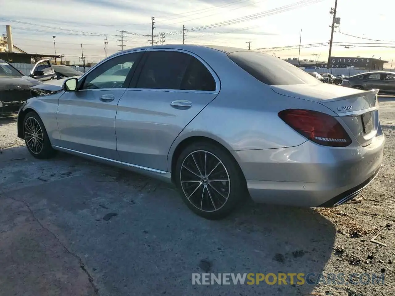 2 Фотография поврежденного автомобиля W1KWF8DB9MR605631 MERCEDES-BENZ C-CLASS 2021