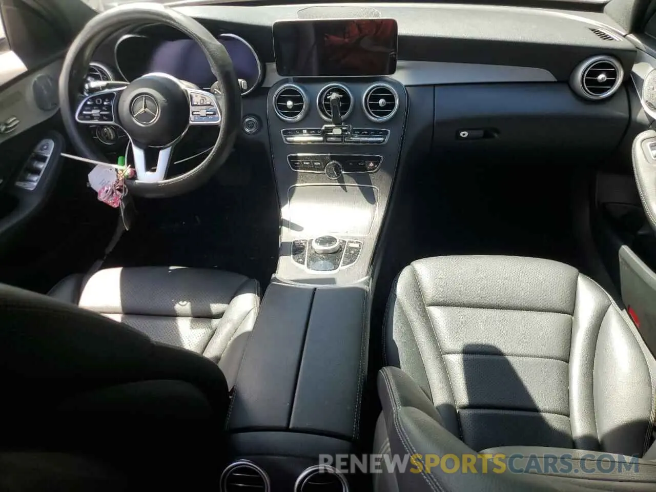 8 Фотография поврежденного автомобиля W1KWF8DB9MR648379 MERCEDES-BENZ C-CLASS 2021