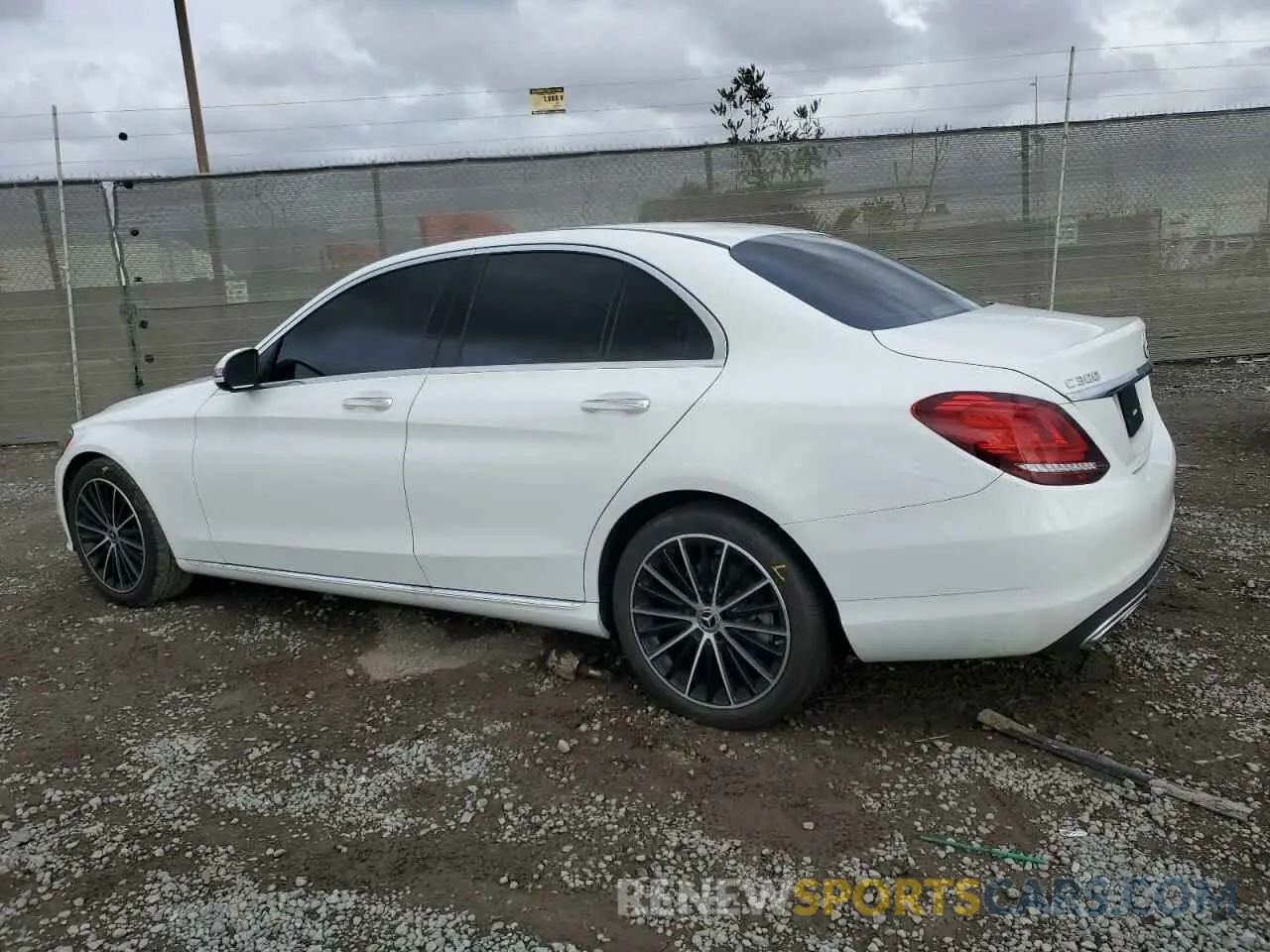 2 Photograph of a damaged car W1KWF8DB9MR650682 MERCEDES-BENZ C-CLASS 2021