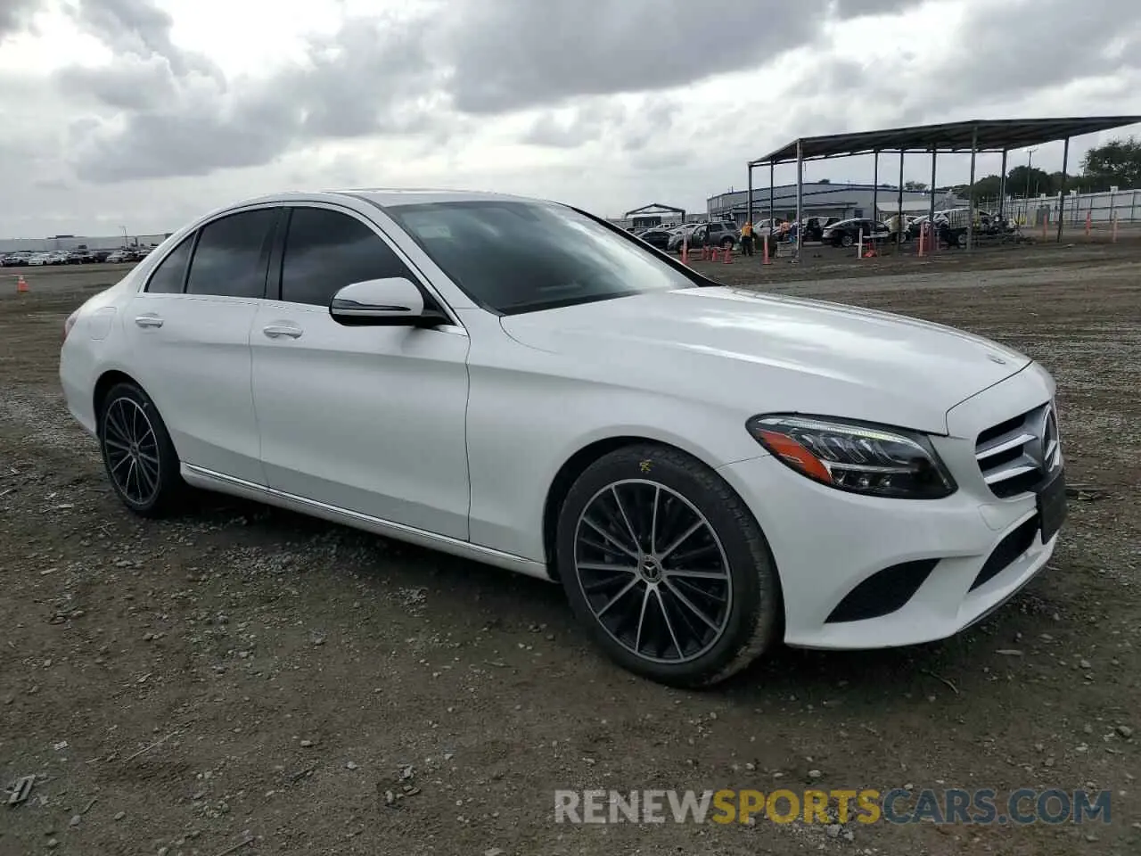 4 Photograph of a damaged car W1KWF8DB9MR650682 MERCEDES-BENZ C-CLASS 2021