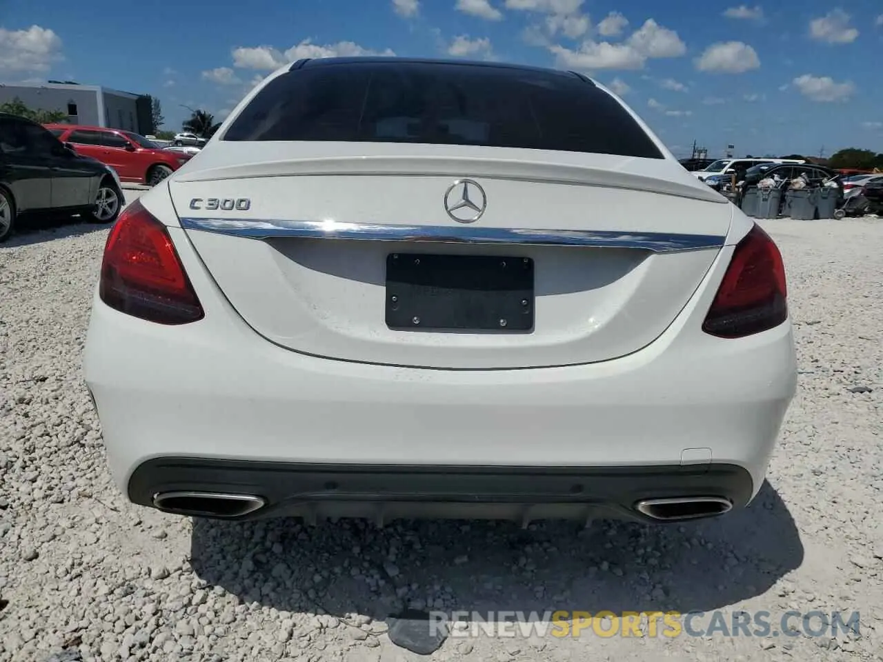 6 Фотография поврежденного автомобиля W1KWF8DBXMR610630 MERCEDES-BENZ C-CLASS 2021