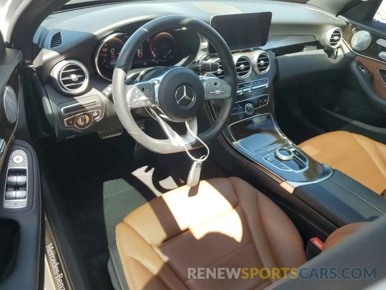 8 Фотография поврежденного автомобиля W1KWF8DBXMR610630 MERCEDES-BENZ C-CLASS 2021