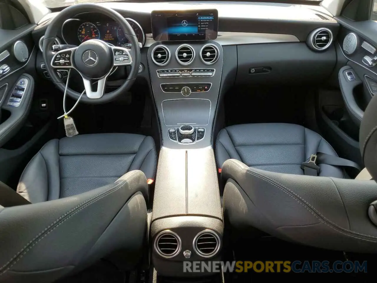 8 Фотография поврежденного автомобиля W1KWF8DBXMR638766 MERCEDES-BENZ C-CLASS 2021
