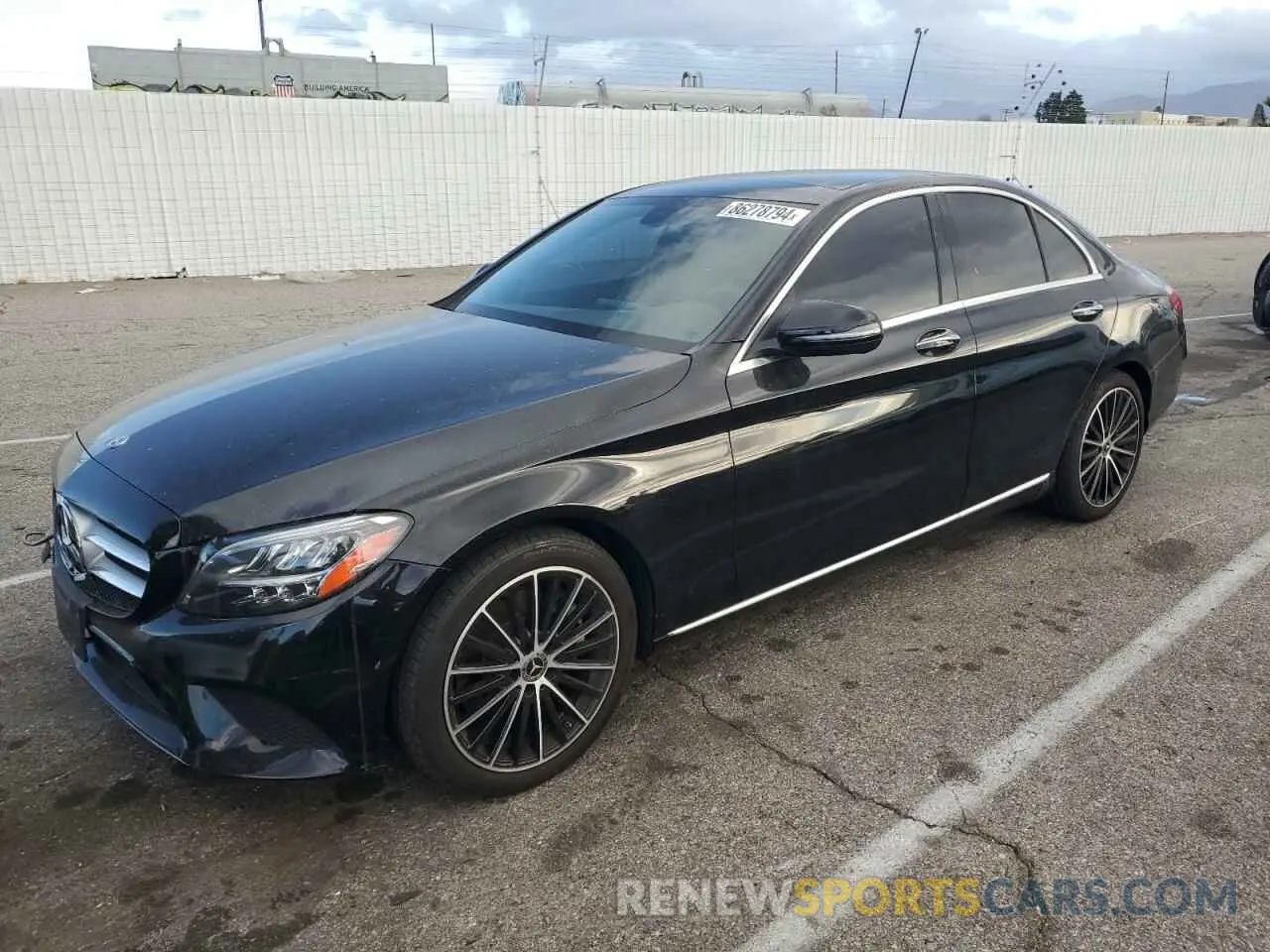 1 Photograph of a damaged car W1KWF8DBXMR644146 MERCEDES-BENZ C-CLASS 2021