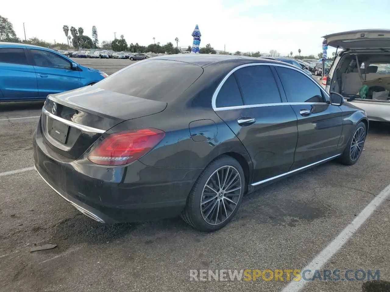 3 Photograph of a damaged car W1KWF8DBXMR644146 MERCEDES-BENZ C-CLASS 2021