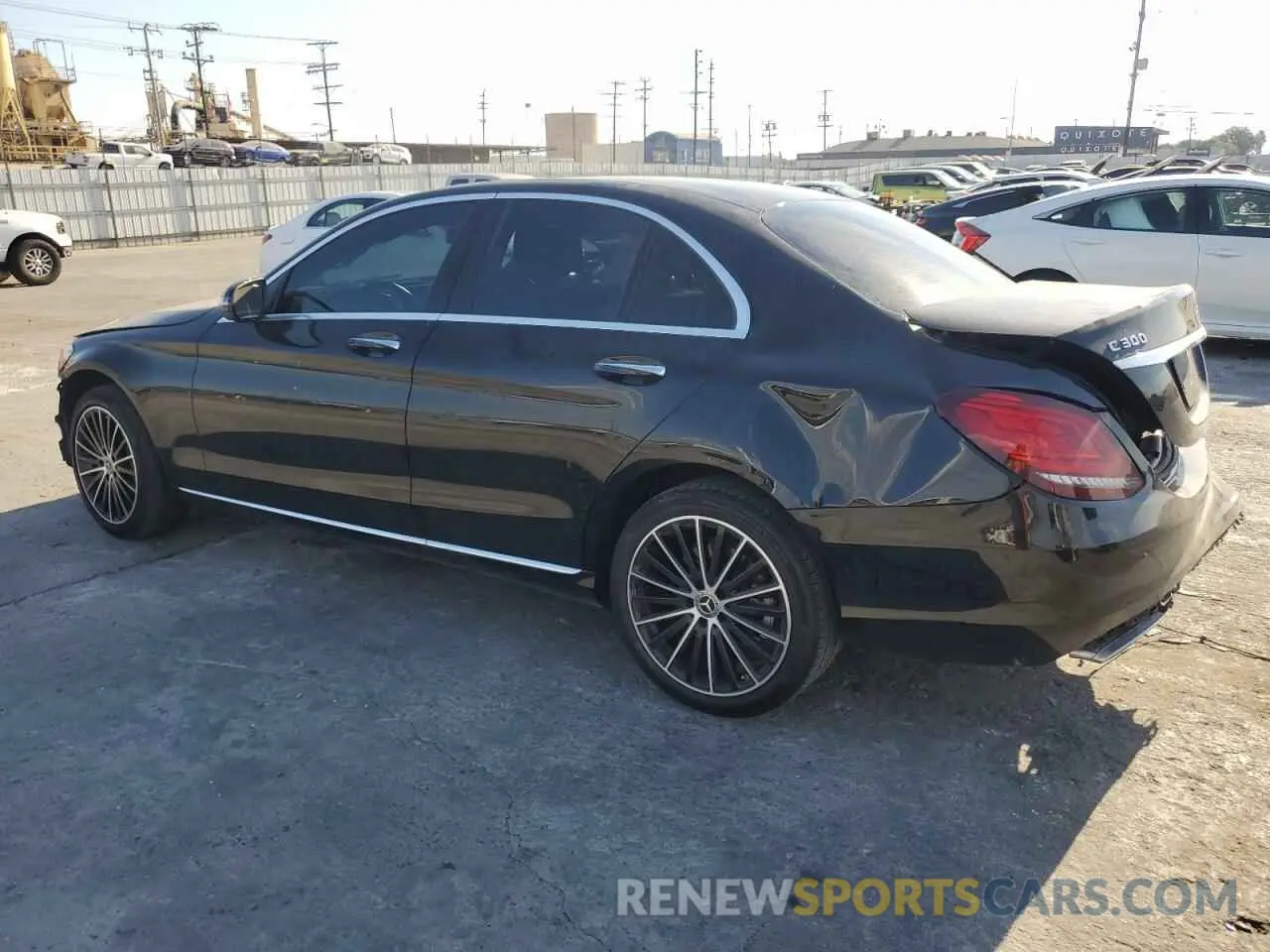 2 Photograph of a damaged car W1KWF8DBXMR646415 MERCEDES-BENZ C-CLASS 2021
