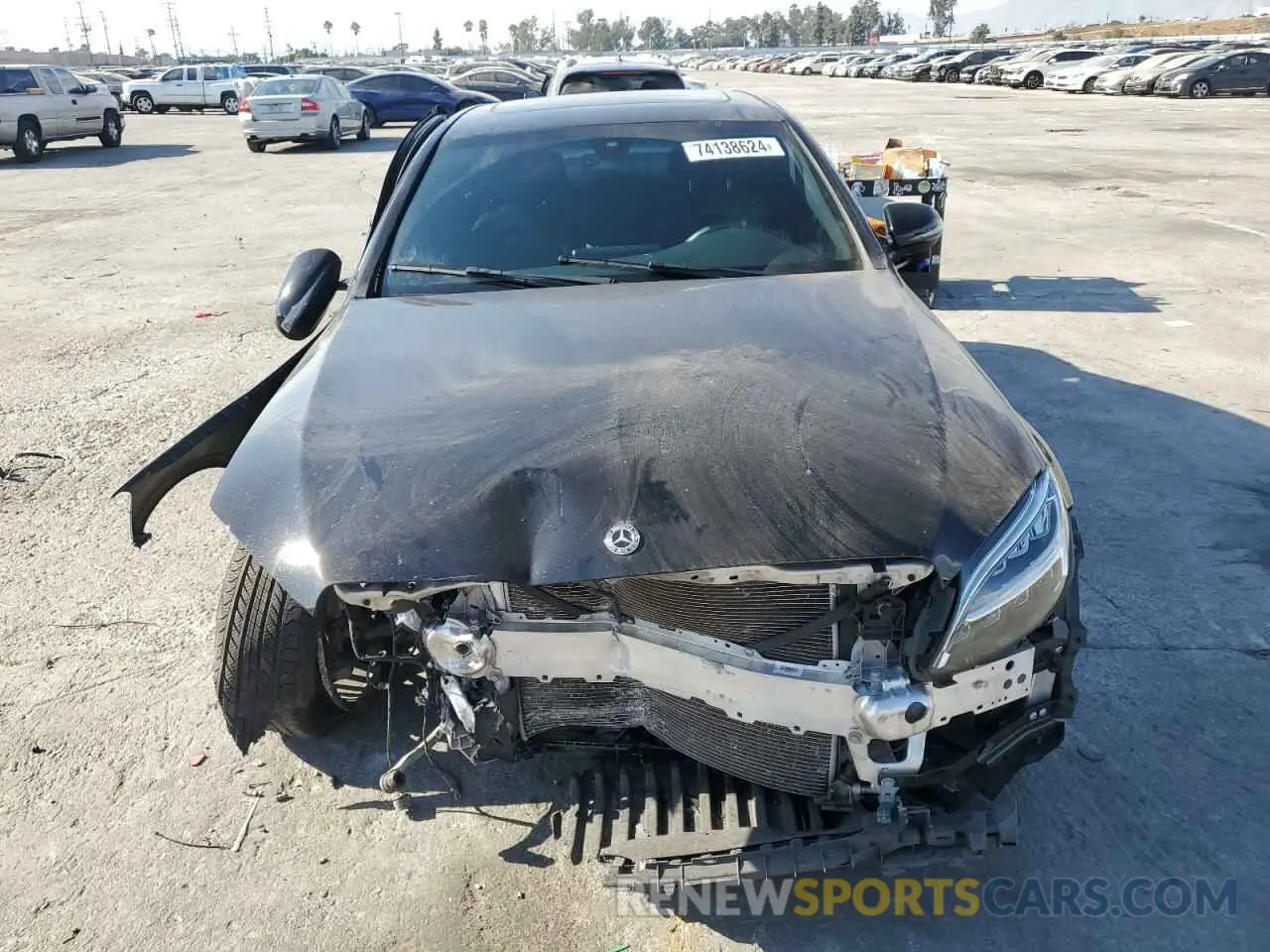 5 Photograph of a damaged car W1KWF8DBXMR646415 MERCEDES-BENZ C-CLASS 2021