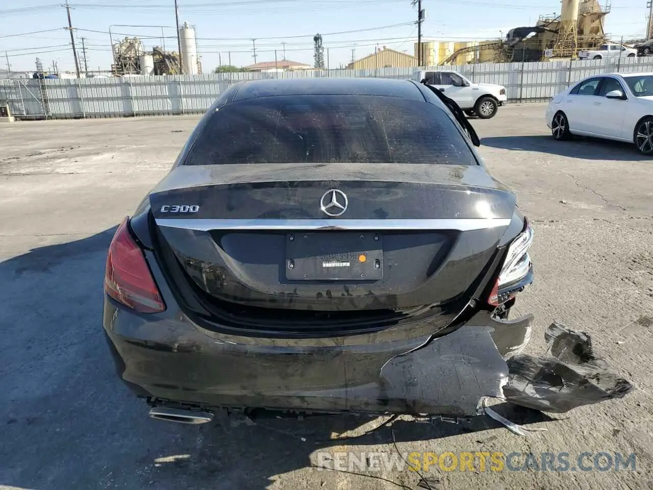 6 Photograph of a damaged car W1KWF8DBXMR646415 MERCEDES-BENZ C-CLASS 2021