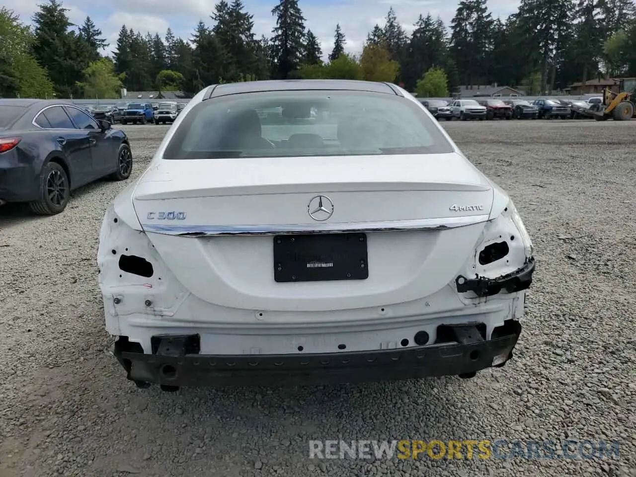 6 Photograph of a damaged car W1KWF8EB0MR610635 MERCEDES-BENZ C-CLASS 2021