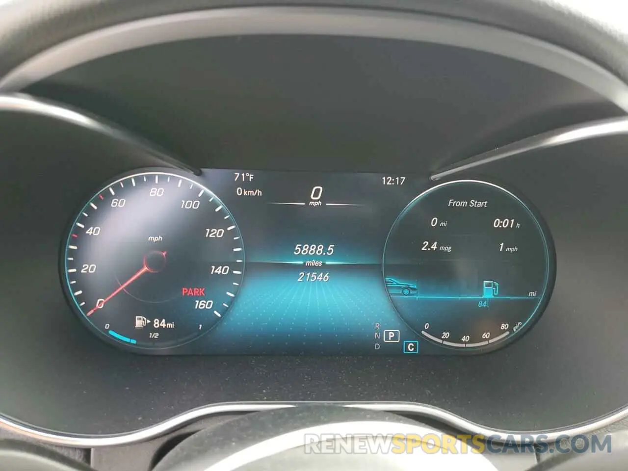 9 Photograph of a damaged car W1KWF8EB0MR610635 MERCEDES-BENZ C-CLASS 2021