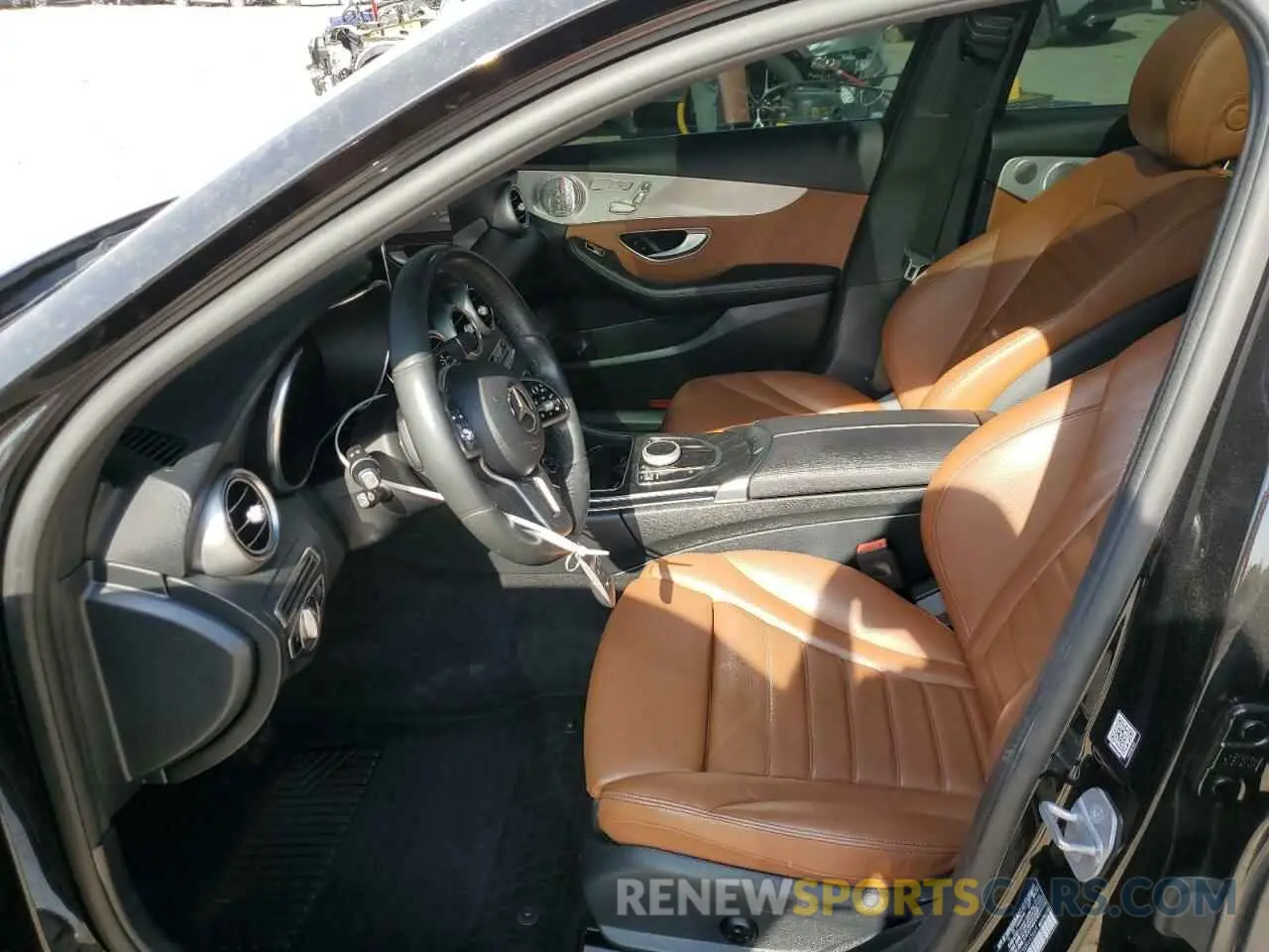 7 Photograph of a damaged car W1KWF8EB3MR643449 MERCEDES-BENZ C-CLASS 2021
