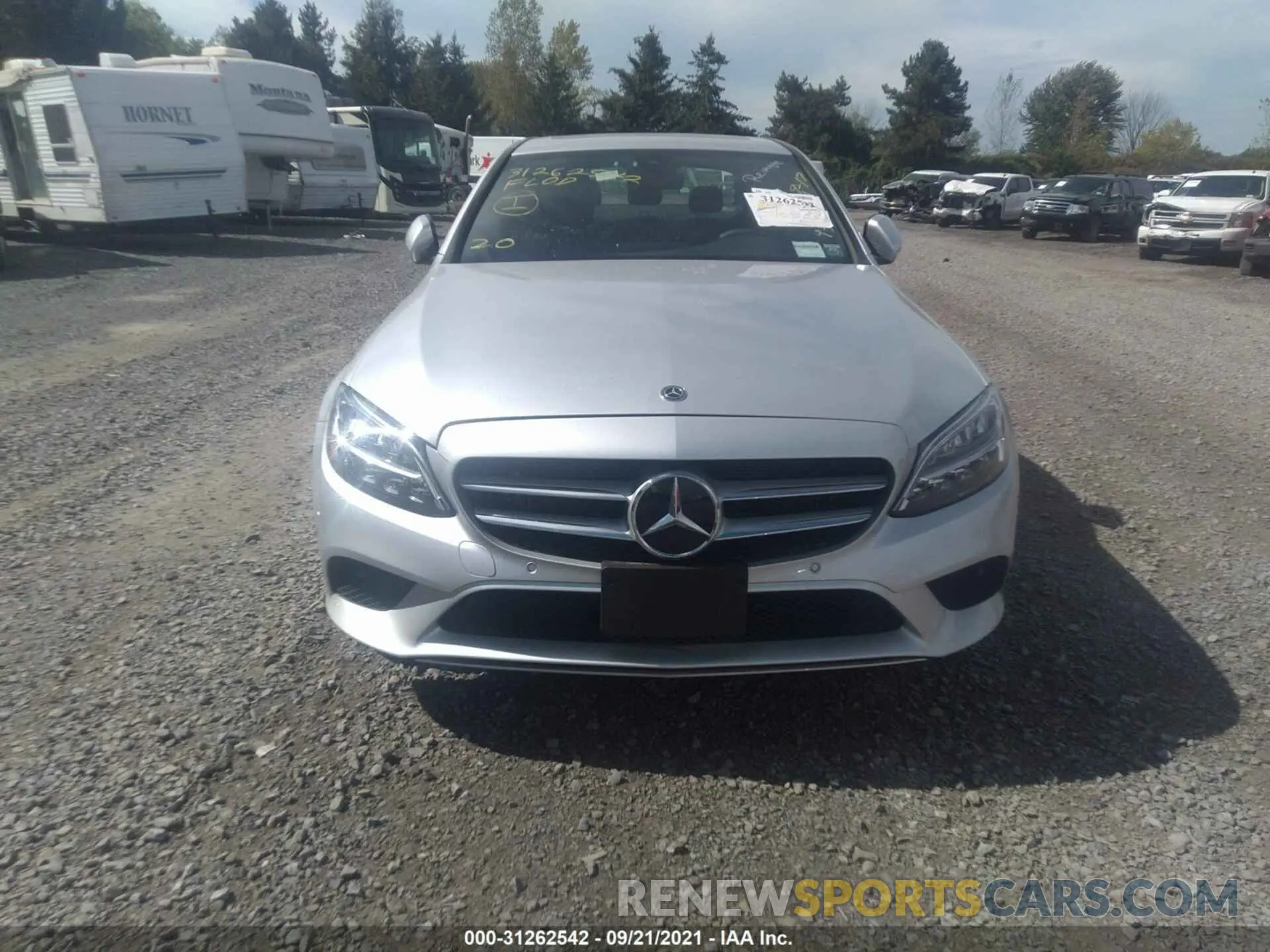 6 Photograph of a damaged car W1KWF8EB3MR646593 MERCEDES-BENZ C-CLASS 2021