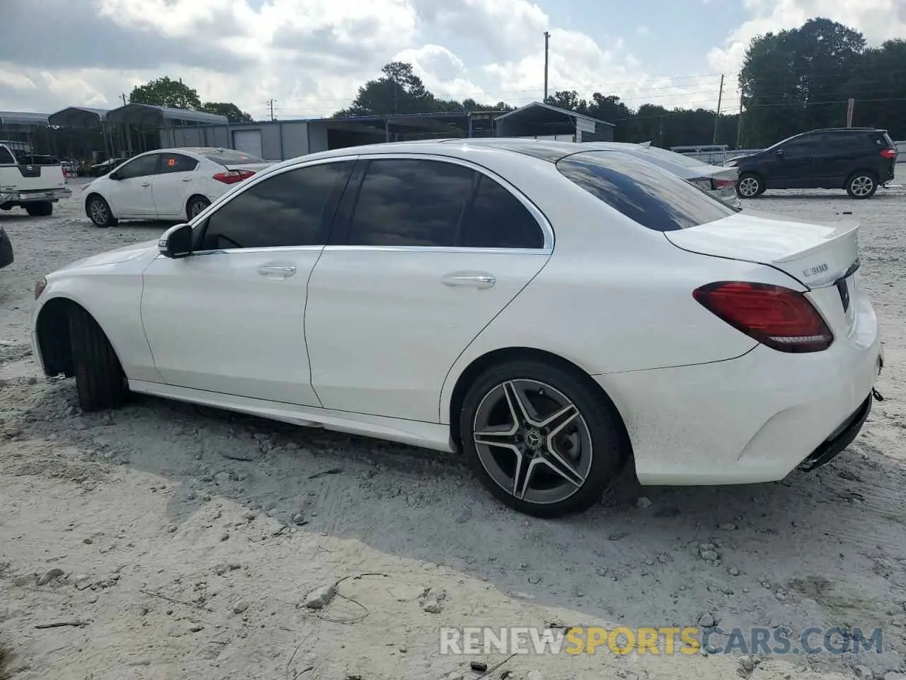 2 Фотография поврежденного автомобиля W1KWF8EB4MR651866 MERCEDES-BENZ C-CLASS 2021