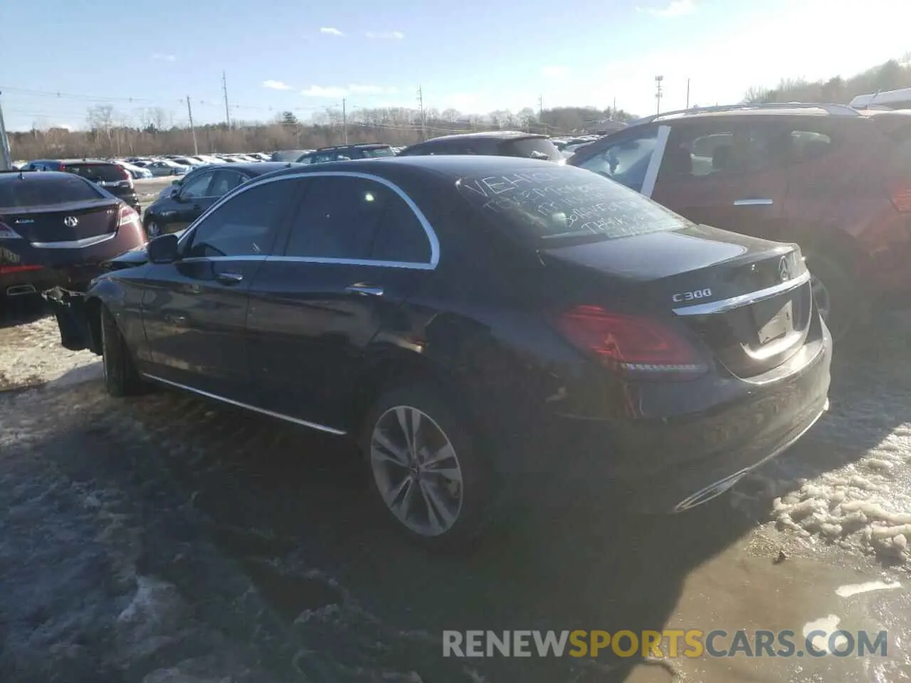 2 Фотография поврежденного автомобиля W1KWF8EB5MR643470 MERCEDES-BENZ C-CLASS 2021