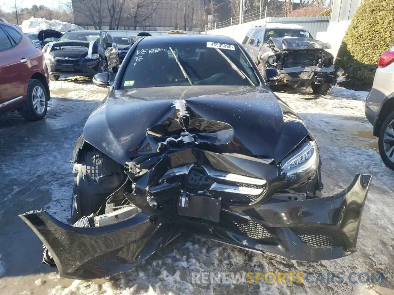 5 Фотография поврежденного автомобиля W1KWF8EB5MR643470 MERCEDES-BENZ C-CLASS 2021