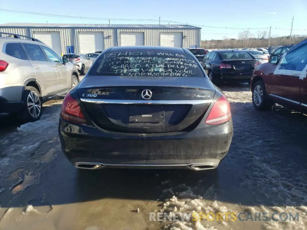 6 Фотография поврежденного автомобиля W1KWF8EB5MR643470 MERCEDES-BENZ C-CLASS 2021