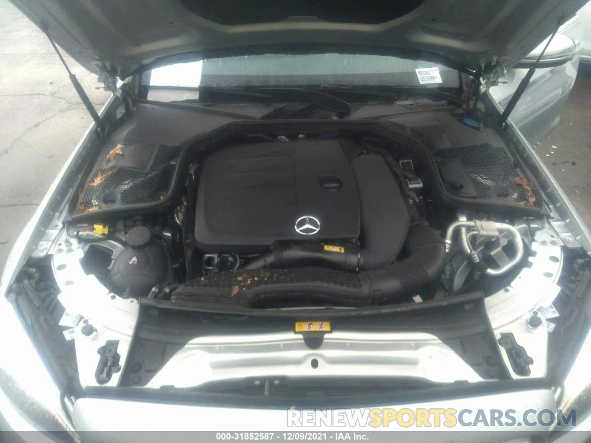 10 Photograph of a damaged car W1KWF8EB6MR626077 MERCEDES-BENZ C-CLASS 2021