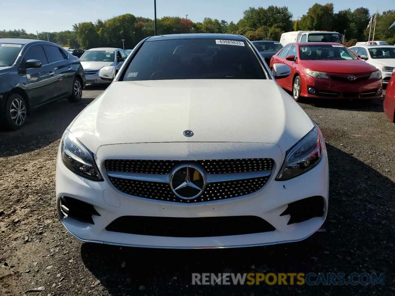 5 Photograph of a damaged car W1KWF8EB6MR645731 MERCEDES-BENZ C-CLASS 2021