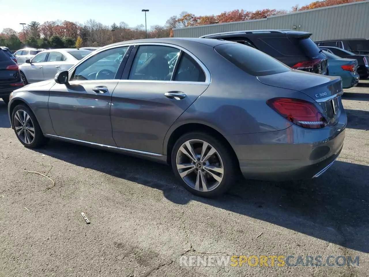 2 Photograph of a damaged car W1KWF8EB6MR653151 MERCEDES-BENZ C-CLASS 2021