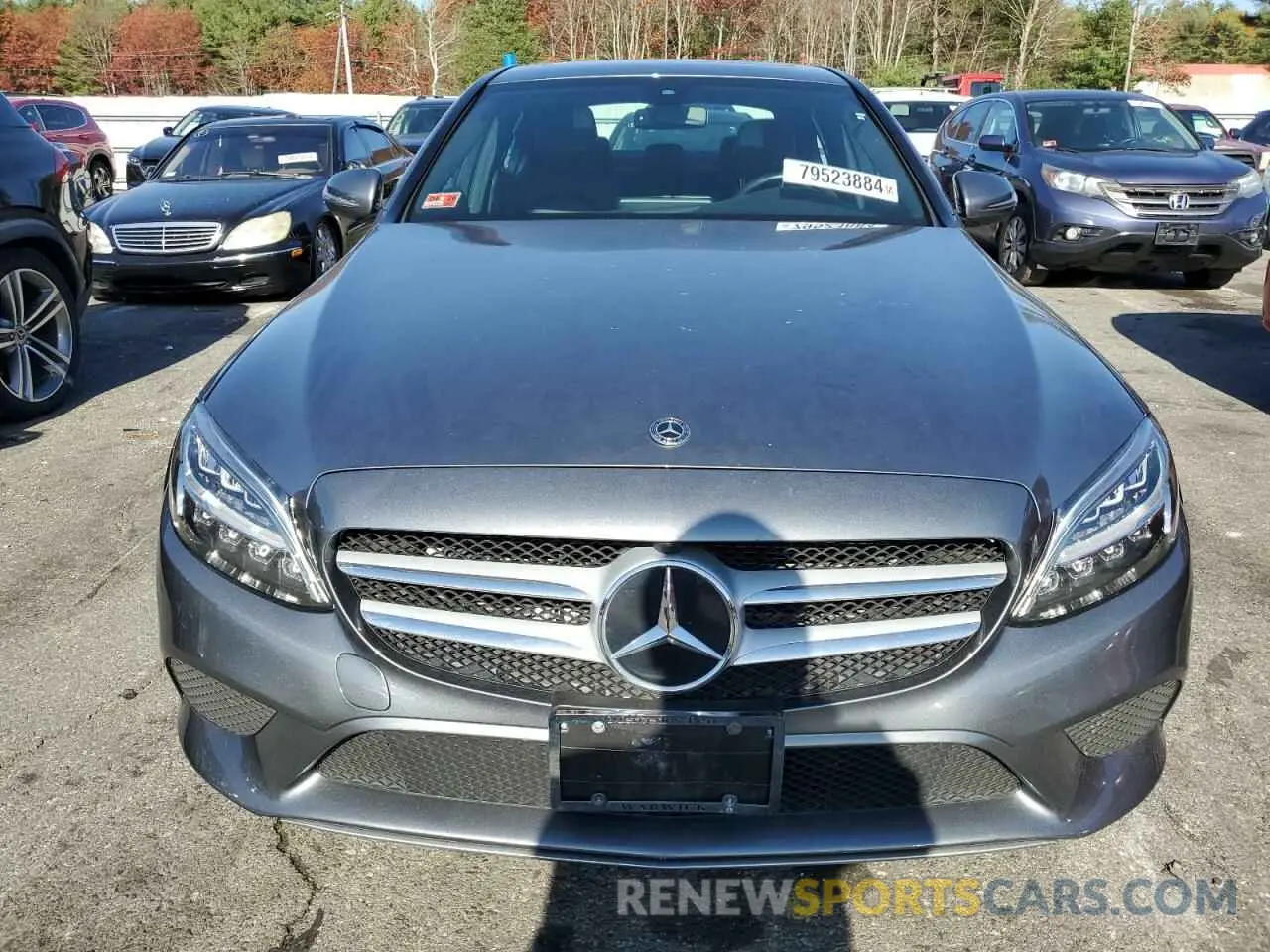 5 Photograph of a damaged car W1KWF8EB6MR653151 MERCEDES-BENZ C-CLASS 2021