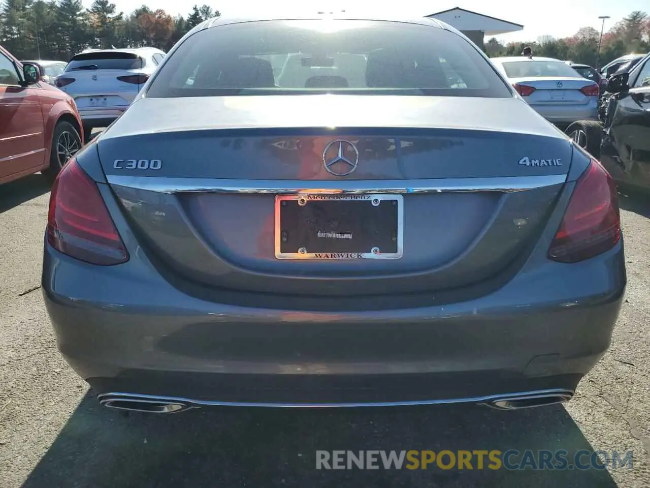 6 Photograph of a damaged car W1KWF8EB6MR653151 MERCEDES-BENZ C-CLASS 2021