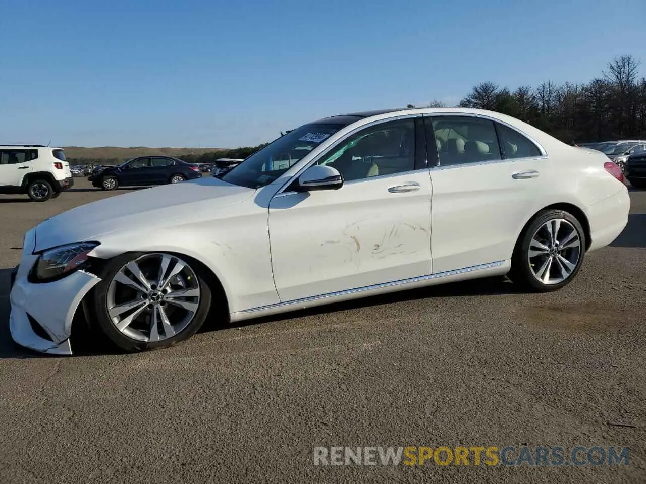 1 Фотография поврежденного автомобиля W1KWF8EB7MR632941 MERCEDES-BENZ C-CLASS 2021