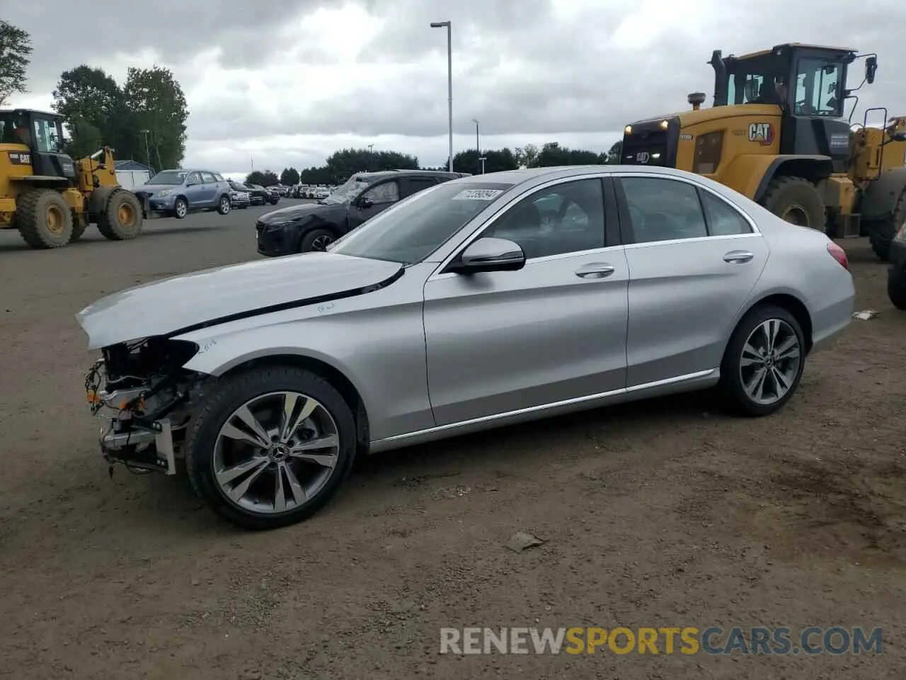1 Photograph of a damaged car W1KWF8EB8MR626484 MERCEDES-BENZ C-CLASS 2021