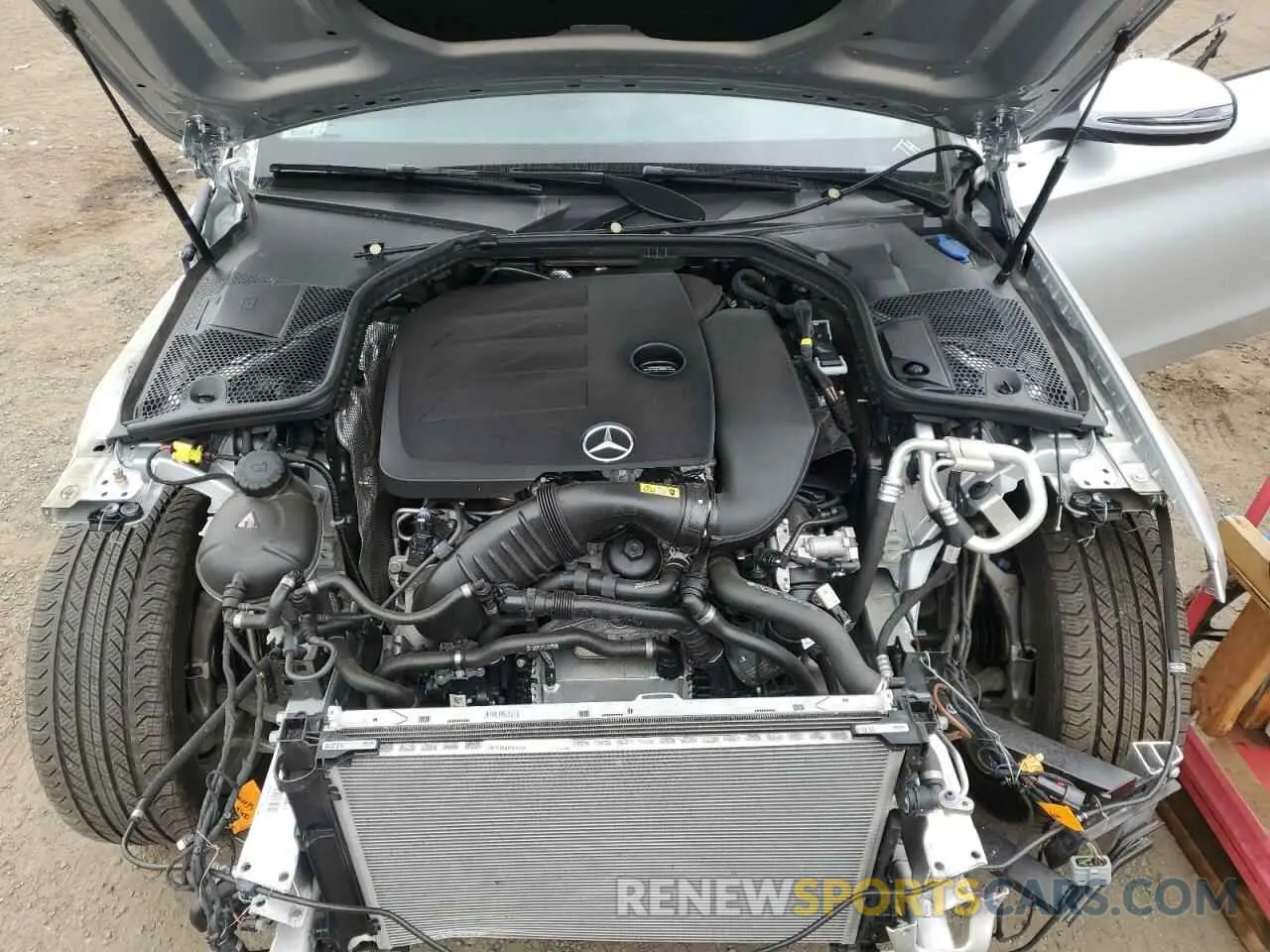 11 Photograph of a damaged car W1KWF8EB8MR626484 MERCEDES-BENZ C-CLASS 2021