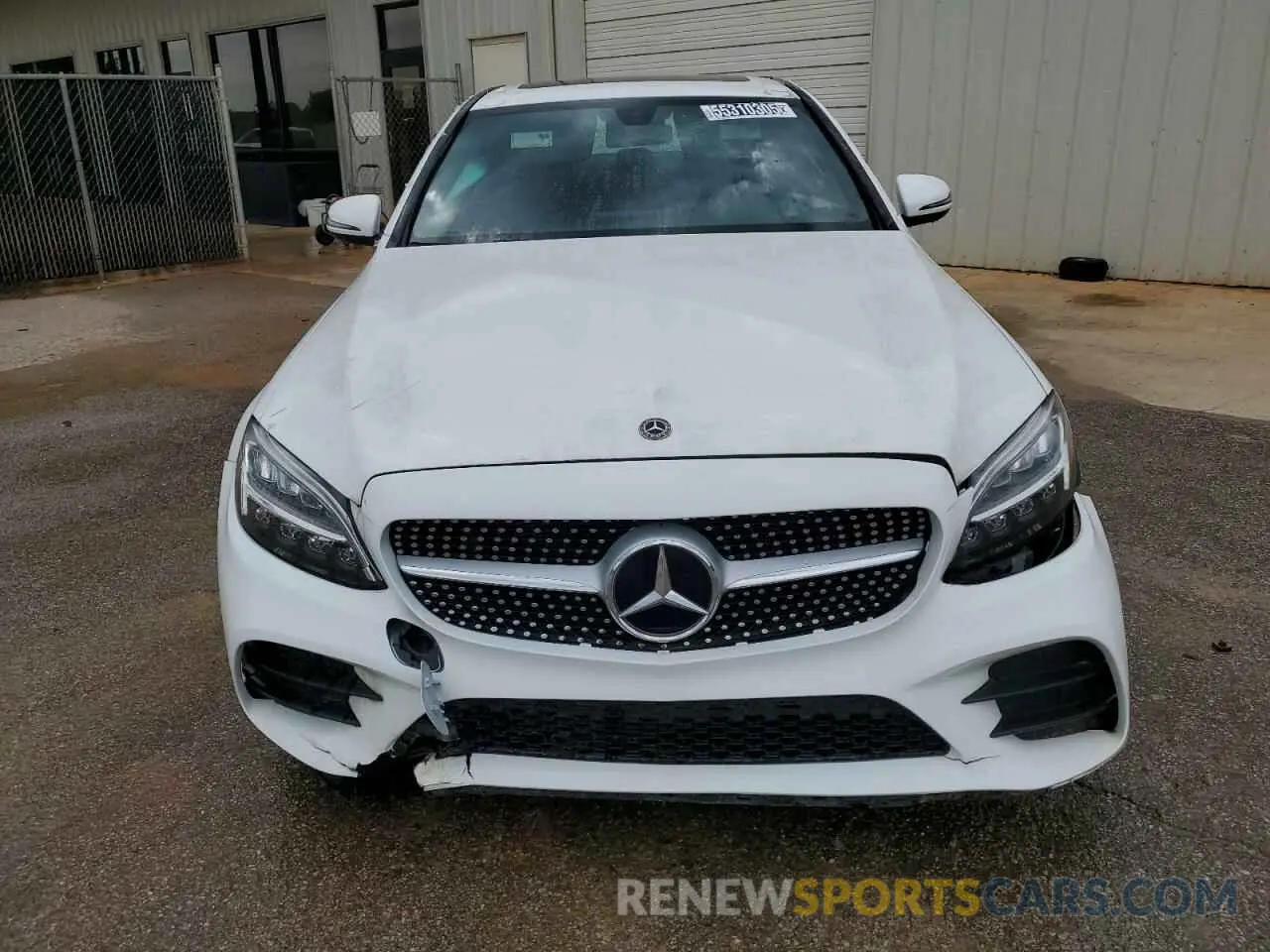 5 Фотография поврежденного автомобиля W1KWF8EB9MR616238 MERCEDES-BENZ C-CLASS 2021