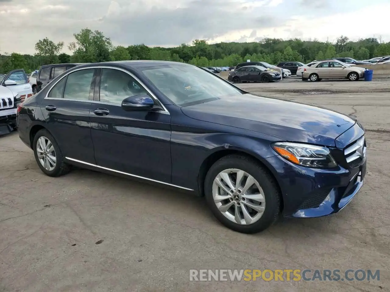4 Фотография поврежденного автомобиля W1KWF8EBXMR610481 MERCEDES-BENZ C-CLASS 2021