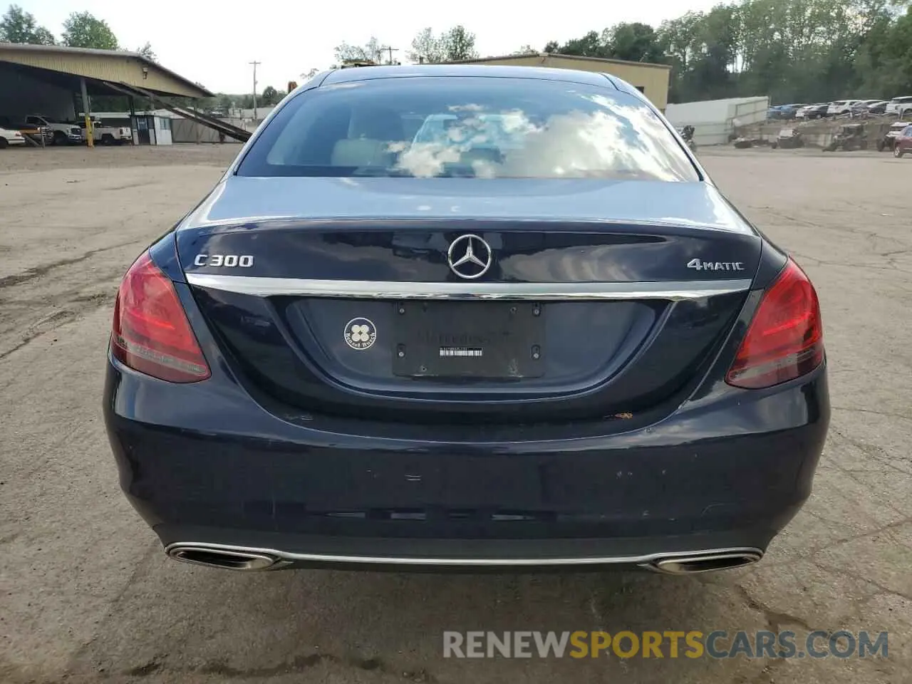 6 Фотография поврежденного автомобиля W1KWF8EBXMR610481 MERCEDES-BENZ C-CLASS 2021