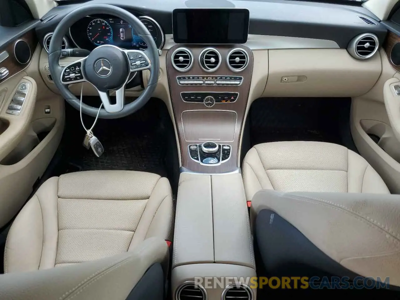 8 Фотография поврежденного автомобиля W1KWF8EBXMR610481 MERCEDES-BENZ C-CLASS 2021