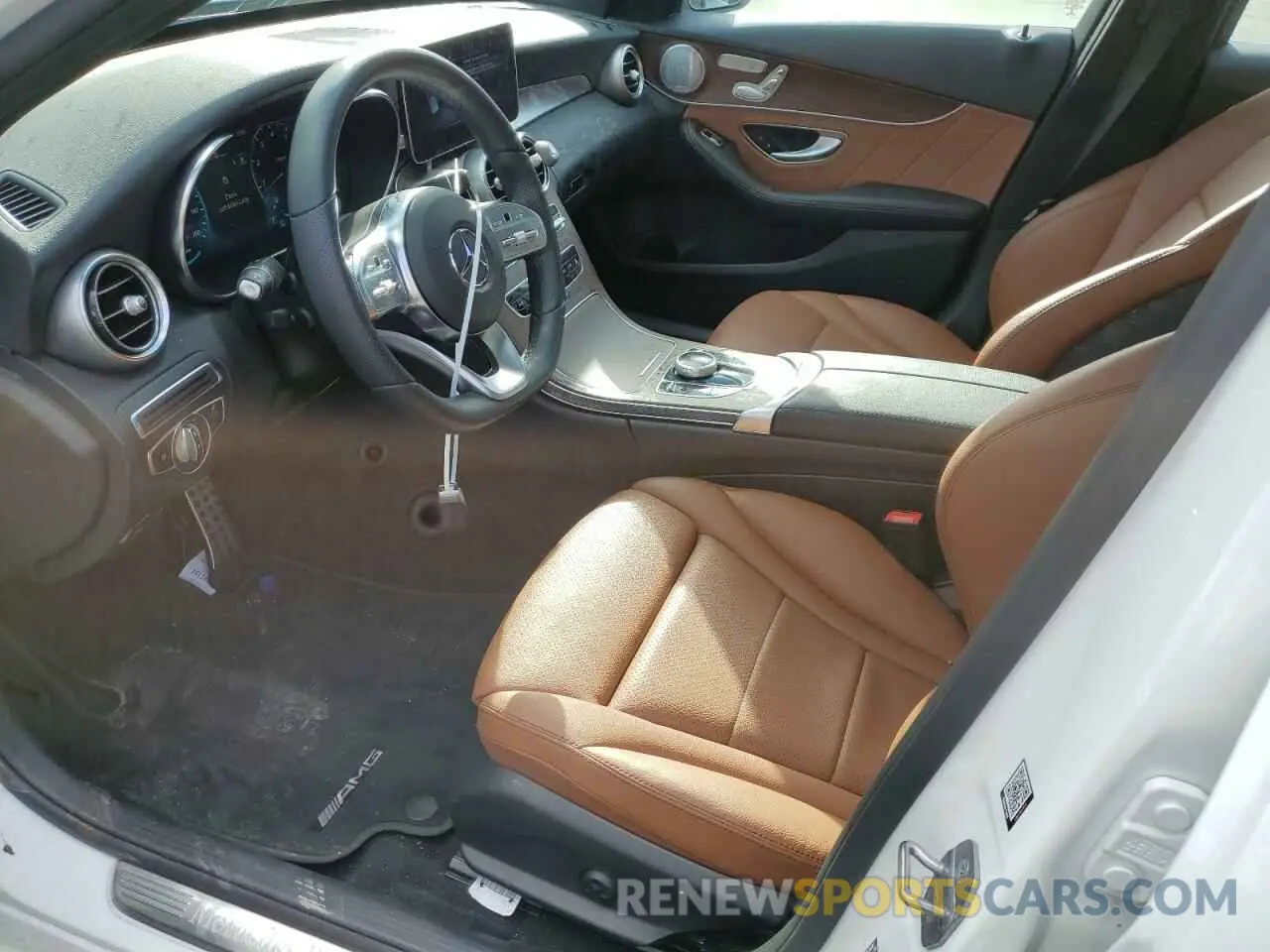 7 Photograph of a damaged car W1KWF8EBXMR647806 MERCEDES-BENZ C-CLASS 2021