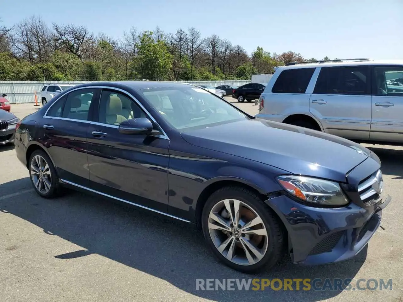 4 Photograph of a damaged car W1KWF8EBXMR649331 MERCEDES-BENZ C-CLASS 2021