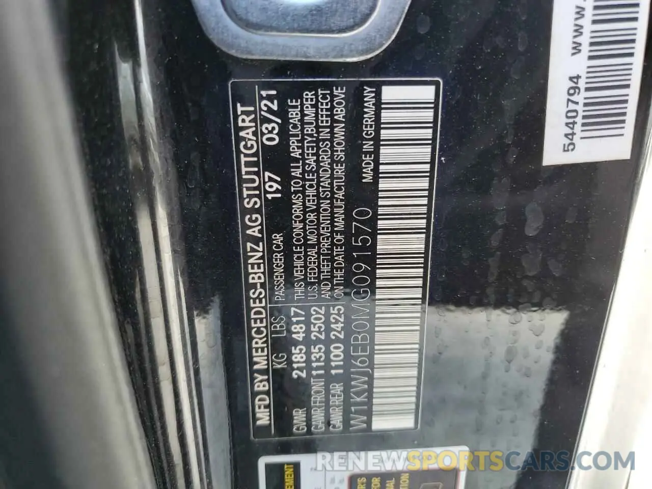 13 Фотография поврежденного автомобиля W1KWJ6EB0MG091570 MERCEDES-BENZ C-CLASS 2021