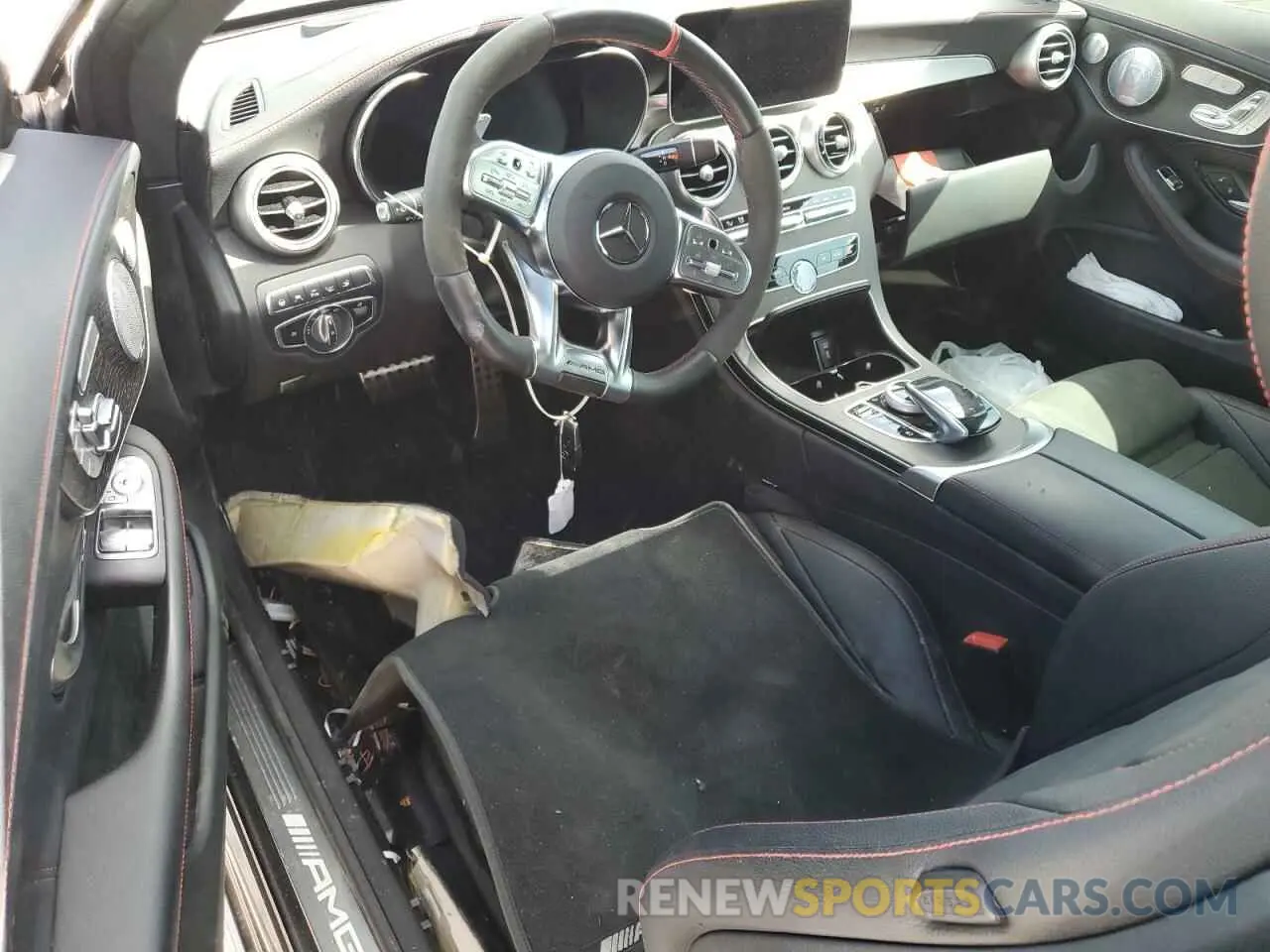 8 Фотография поврежденного автомобиля W1KWJ6EB0MG091570 MERCEDES-BENZ C-CLASS 2021